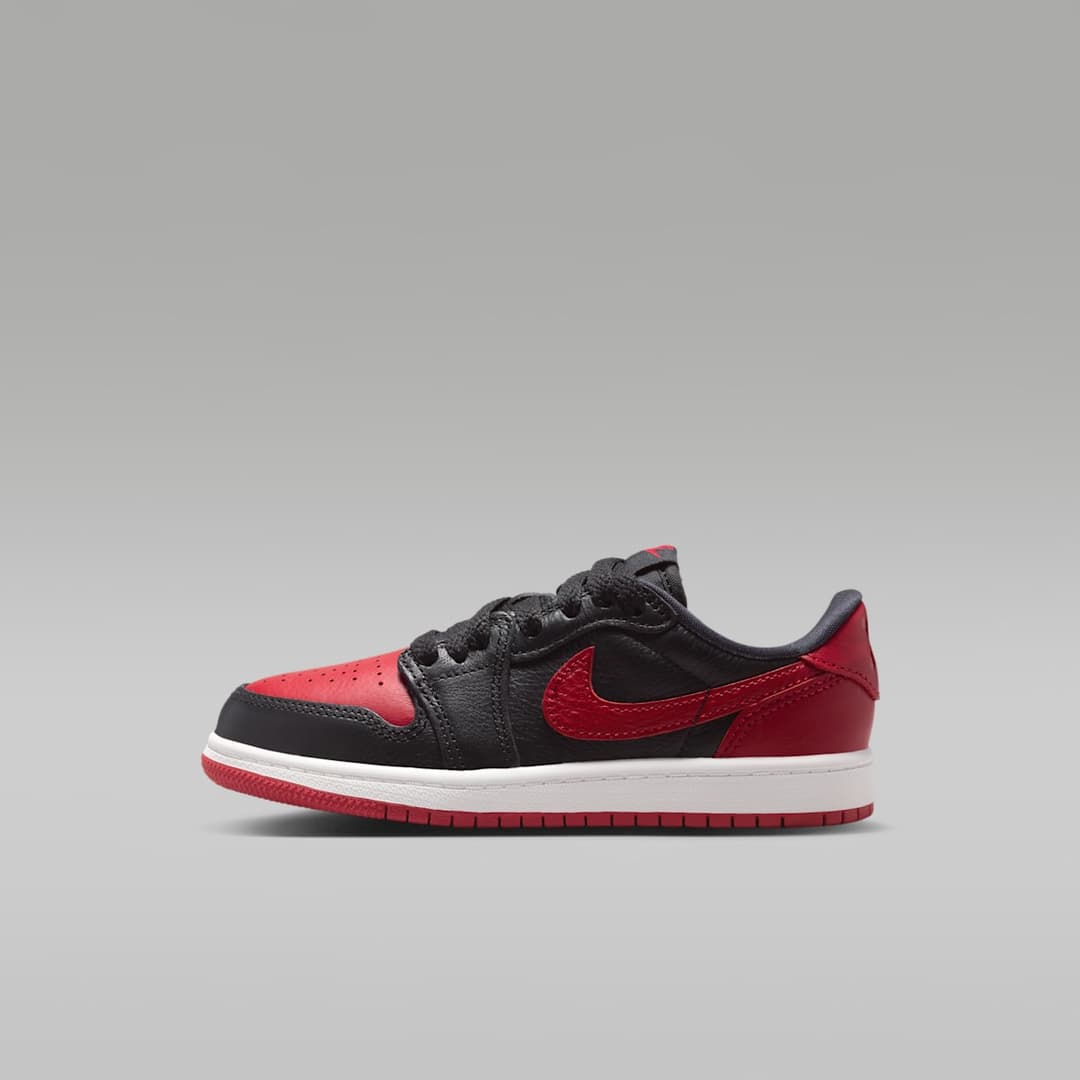 Air Jordan 1 Retro Low OG "Phantom and Pine Green" Big Kids' Shoes