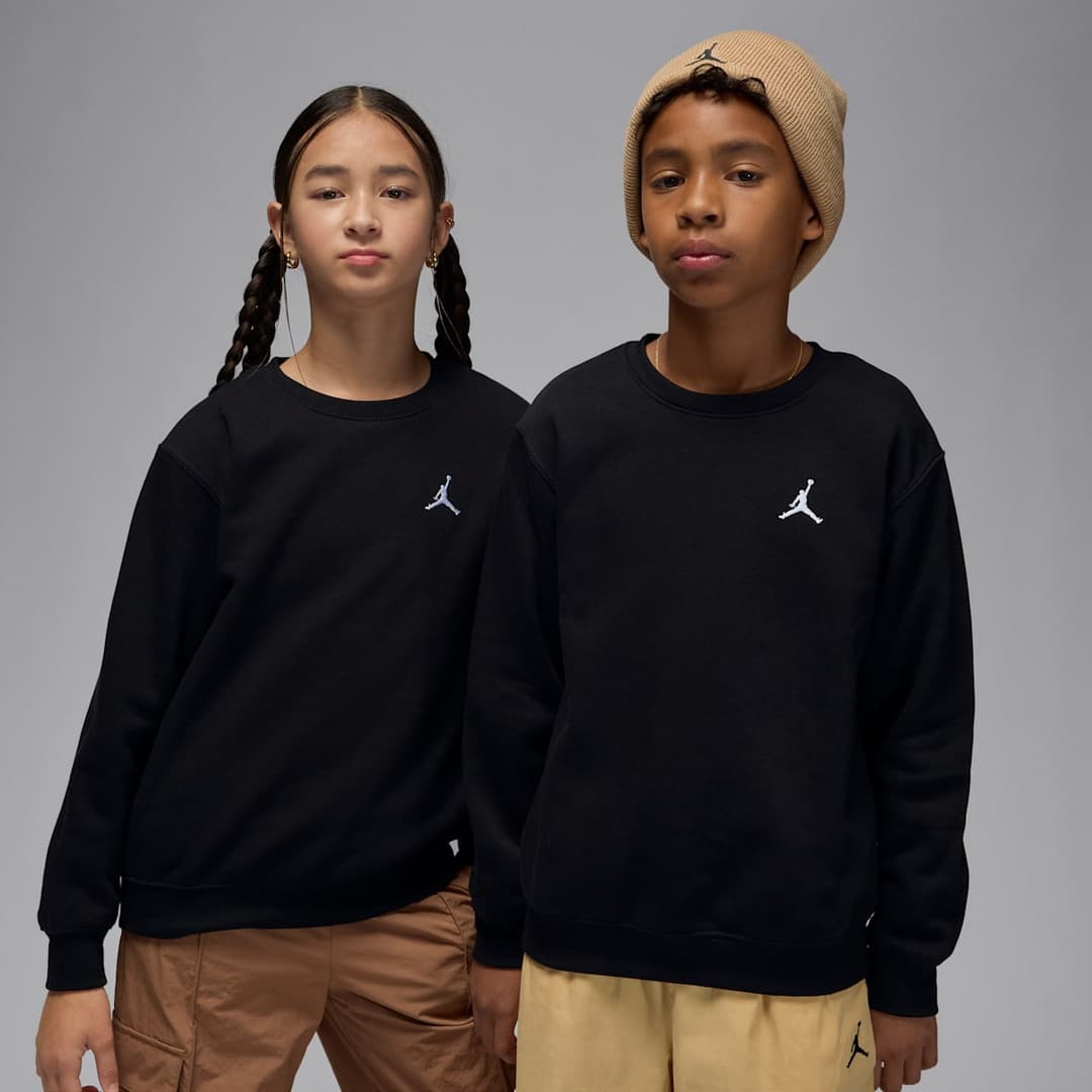 Jordan Brooklyn Fleece Big Kids' Crew Top